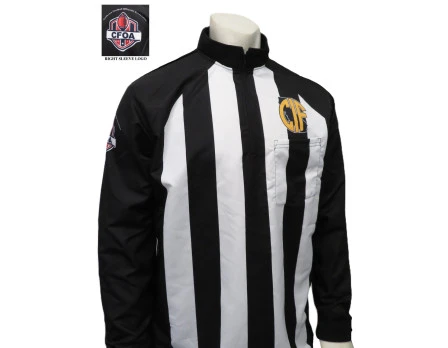 California (CFOA) 2 1/4" Stripe Cold Weather Water Resistant Football Referee Shirt 1 California (CFOA) 2 1/4" Stripe Cold Weather Water Resistant Football Referee Shirt