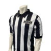 New Jersey (NJSIAA) 2 1/4" Stripe Body Flex Short Sleeve Football And Lacrosse Referee Shirt