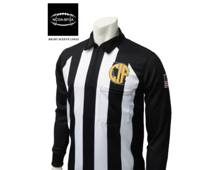 California (SFOA) 2 1/4" Stripe Cold Weather Water Resistant Football Referee Shirt 1 California (SFOA) 2 1/4" Stripe Cold Weather Water Resistant Football Referee Shirt
