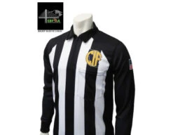 California (EBFOA) 2 1/4" Stripe Cold Weather Water Resistant Football Referee Shirt