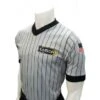 Louisiana (LHSOA) Body Flex Grey V-Neck Wrestling Referee Shirt
