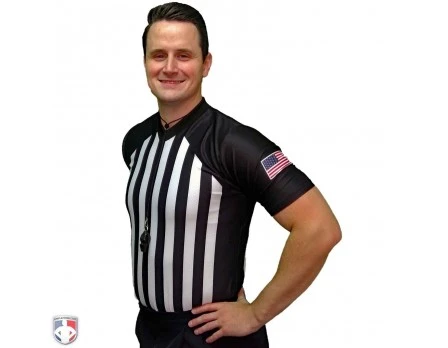 Smitty NCAA Body Flex Basketball Referee Shirt 1 Smitty NCAA Body Flex Basketball Referee Shirt