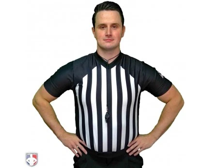 Smitty NCAA Body Flex Basketball Referee Shirt 2 Smitty NCAA Body Flex Basketball Referee Shirt - Image 2