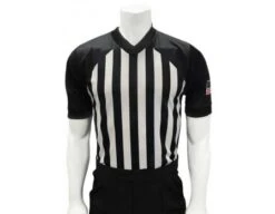 Smitty NCAA Performance Mesh Basketball Referee Shirt -Move Gear Shop USA216 Smitty NCAA Basketball Referee Shirt Front View 1