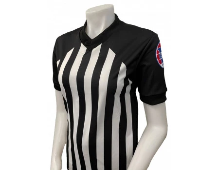 Missouri (MSHSAA) 1" Stripe Body Flex Women's Referee Shirt 1 Missouri (MSHSAA) 1" Stripe Body Flex Women's Referee Shirt