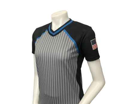 Smitty NCAA Women's Performance Mesh Basketball Referee Shirt - Women's Cut 2 Smitty NCAA Women's Performance Mesh Basketball Referee Shirt - Women's Cut - Image 2