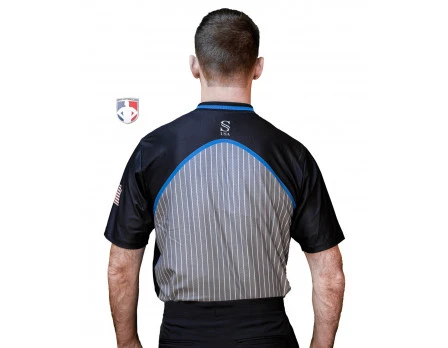Smitty NCAA Women's Body Flex Basketball Referee Shirt - Men's Cut 2 Smitty NCAA Women's Body Flex Basketball Referee Shirt - Men's Cut - Image 2