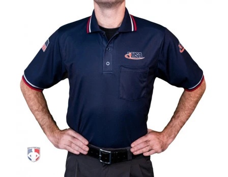 Illinois (IHSA) Umpire Shirt - Navy 1 Illinois (IHSA) Umpire Shirt - Navy