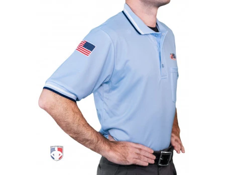 Illinois (IHSA) Umpire Shirt - Powder Blue 3 Illinois (IHSA) Umpire Shirt - Powder Blue - Image 3