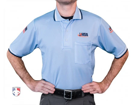 Illinois (IHSA) Umpire Shirt - Powder Blue 1 Illinois (IHSA) Umpire Shirt - Powder Blue