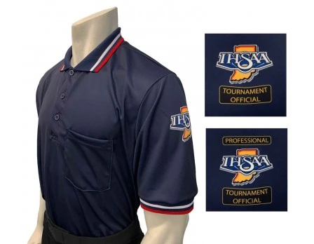 Indiana (IHSAA) Short Sleeve Umpire Shirt - Navy 1 Indiana (IHSAA) Short Sleeve Umpire Shirt - Navy