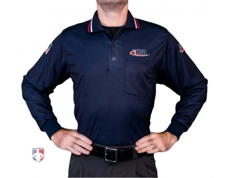 Illinois (IHSA) Long Sleeve Umpire Shirt - Navy 1 Illinois (IHSA) Long Sleeve Umpire Shirt - Navy