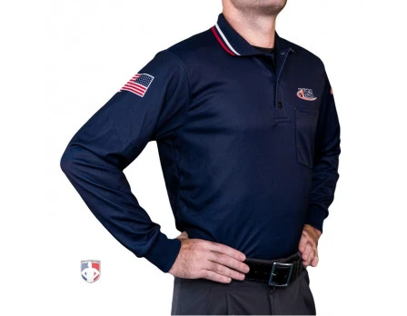 Illinois (IHSA) Long Sleeve Umpire Shirt - Navy 3 Illinois (IHSA) Long Sleeve Umpire Shirt - Navy - Image 3