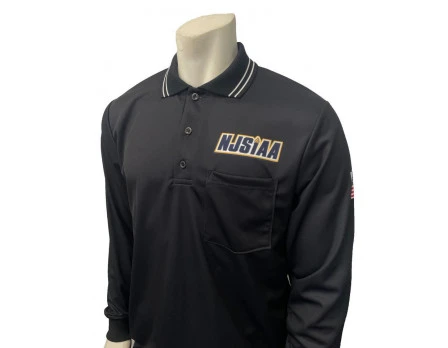 New Jersey (NJSIAA) Long Sleeve Umpire Shirt - Black 1 New Jersey (NJSIAA) Long Sleeve Umpire Shirt - Black