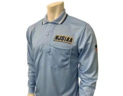 New Jersey (NJSIAA) Long Sleeve Umpire Shirt - Powder Blue