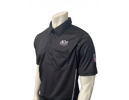 Arkansas (AOA) Short Sleeve Umpire Shirt - Black 1 Arkansas (AOA) Short Sleeve Umpire Shirt - Black