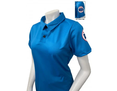 Kansas (KSHSAA) Women's Short Sleeve Volleyball Referee Shirt - Bright Blue 1 Kansas (KSHSAA) Women's Short Sleeve Volleyball Referee Shirt - Bright Blue