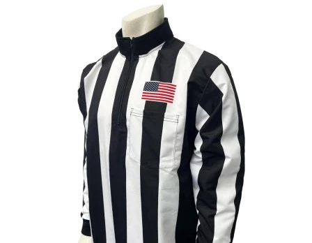 Smitty 2" Dye Sublimated Rainy Weather Long Sleeve Football Referee Shirt 1 Smitty 2" Dye Sublimated Rainy Weather Long Sleeve Football Referee Shirt