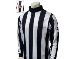 Kansas (KSHSAA) 2 1/4" Stripe Foul Weather Football Referee Shirt