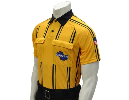 Georgia (GHSA) Short Sleeve Soccer Referee Shirt - Gold 1 Georgia (GHSA) Short Sleeve Soccer Referee Shirt - Gold