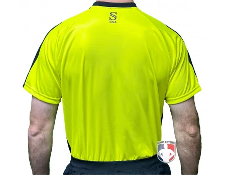Smitty NCAA Men's Short Sleeve Soccer Shirt - Yellow 3 Smitty NCAA Men's Short Sleeve Soccer Shirt - Yellow - Image 3