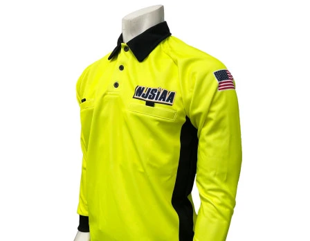 New Jersey (NJSIAA) Long Sleeve Soccer Referee Shirt 1 New Jersey (NJSIAA) Long Sleeve Soccer Referee Shirt