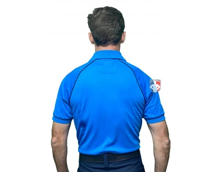 Smitty Men's Mesh Volleyball Referee Shirt - Bright Blue 4 Smitty Men's Mesh Volleyball Referee Shirt - Bright Blue - Image 4