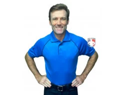 Smitty Men's Mesh Volleyball Referee Shirt - Bright Blue 6 Smitty Men's Mesh Volleyball Referee Shirt - Bright Blue -Move Gear Shop VBS 400 BB Smitty Men s Mesh Volleyball Referee Shirt Bright Blue front