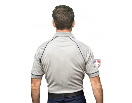 Smitty Men's Mesh Volleyball Referee Shirt - Grey 4 Smitty Men's Mesh Volleyball Referee Shirt - Grey - Image 4