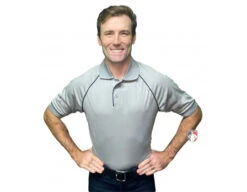 Smitty Men's Mesh Volleyball Referee Shirt - Grey 6 Smitty Men's Mesh Volleyball Referee Shirt - Grey -Move Gear Shop VBS 400 GY Smitty Men s Mesh Volleyball Referee Shirt Grey front