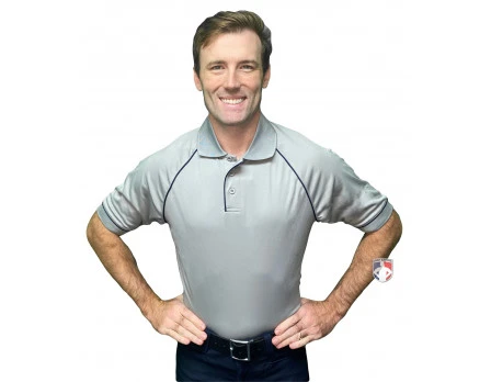 Smitty Men's Mesh Volleyball Referee Shirt - Grey 3 Smitty Men's Mesh Volleyball Referee Shirt - Grey - Image 3