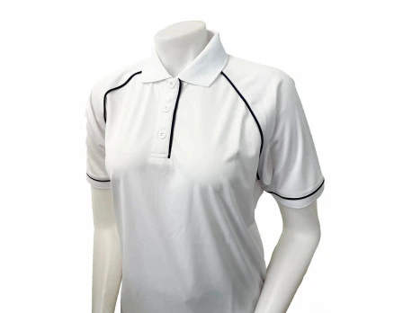 Smitty Women's Mesh Volleyball Referee Shirt - White 1 Smitty Women's Mesh Volleyball Referee Shirt - White