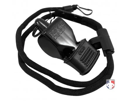 Fox 40 Classic Referee Whistle With Cushioned Mouth Guard And 9" PTS Lanyard 1 Fox 40 Classic Referee Whistle With Cushioned Mouth Guard And 9" PTS Lanyard